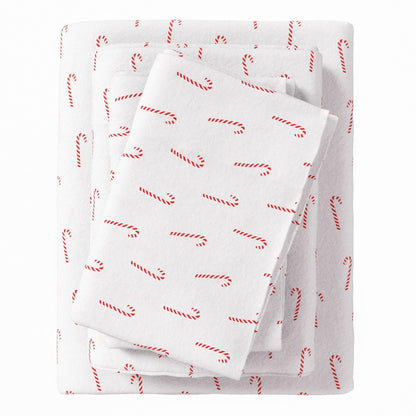 100% Turkish Cotton Flannel Sheet Sets - Christmas Sheets