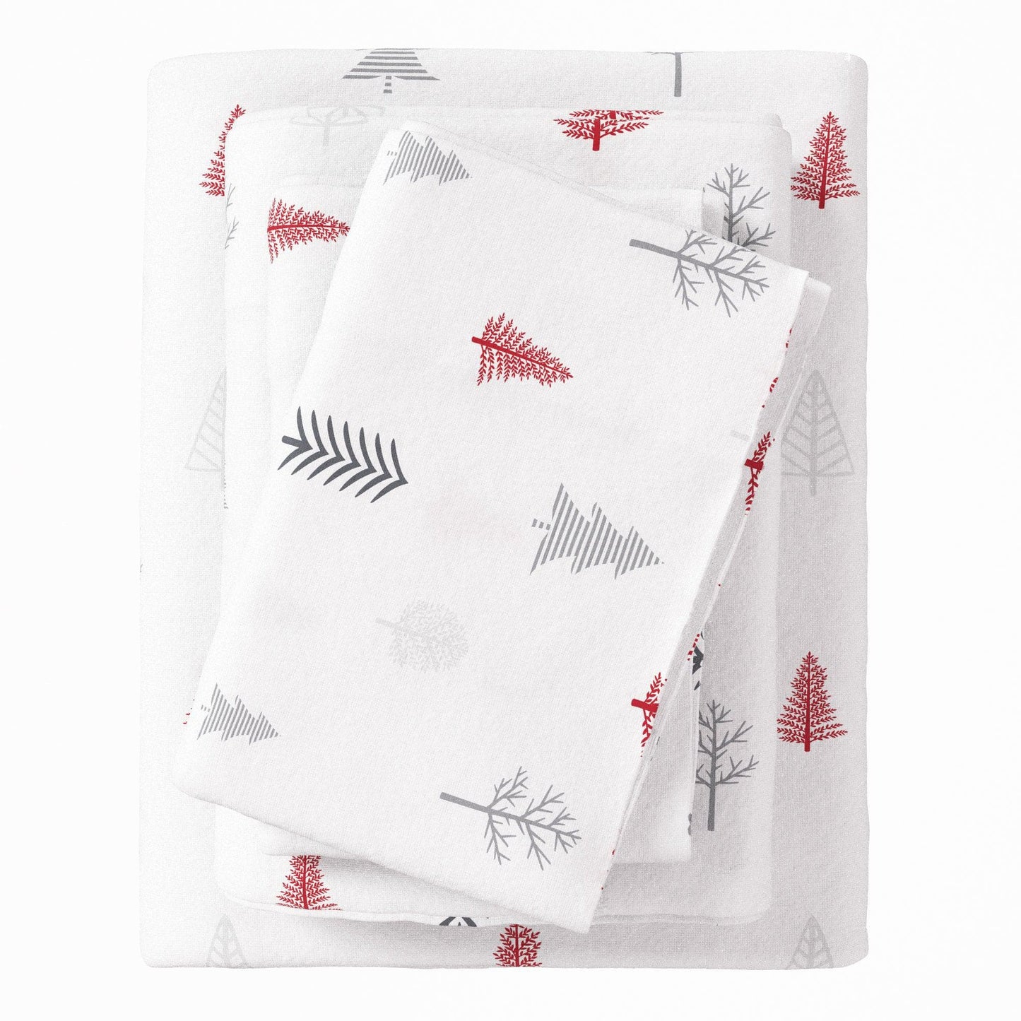 100% Turkish Cotton Flannel Sheet Sets - Christmas Sheets