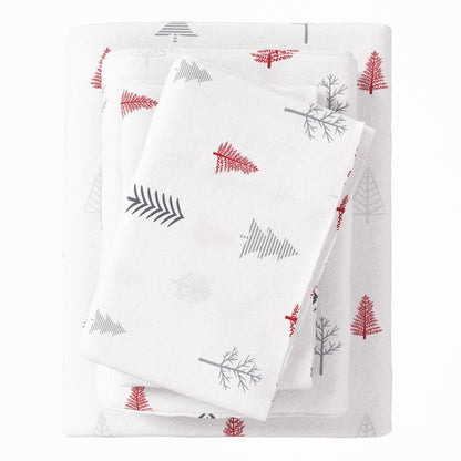 100% Turkish Cotton Flannel Sheet Sets - Christmas Sheets