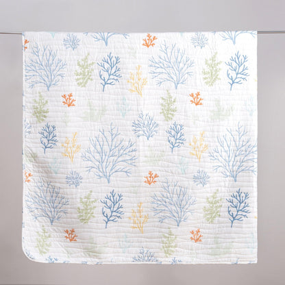 Coastal Coral Quilt - Maldives Collection - Coastal Quilts