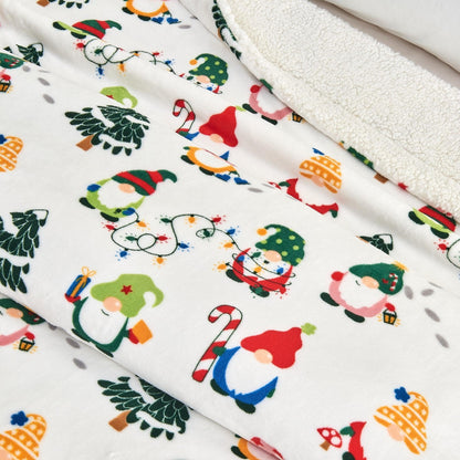 Christmas Sherpa Throw Blankets - Christmas Themed Quilts