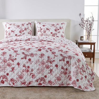 Colorful Christmas Quilt Set - Christmas Holiday Quilts