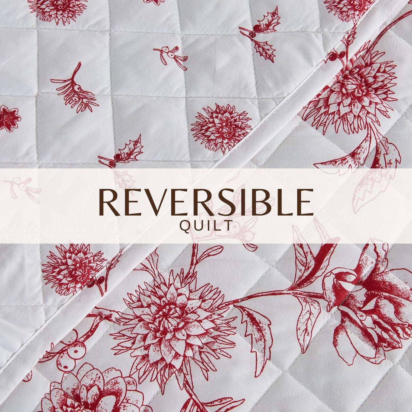 Colorful Christmas Quilt Set - Christmas Holiday Quilts