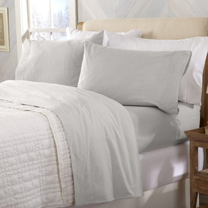Turkish Cotton Flannel Sheets - Solid Flannel Sheet Sets - Solid Colors
