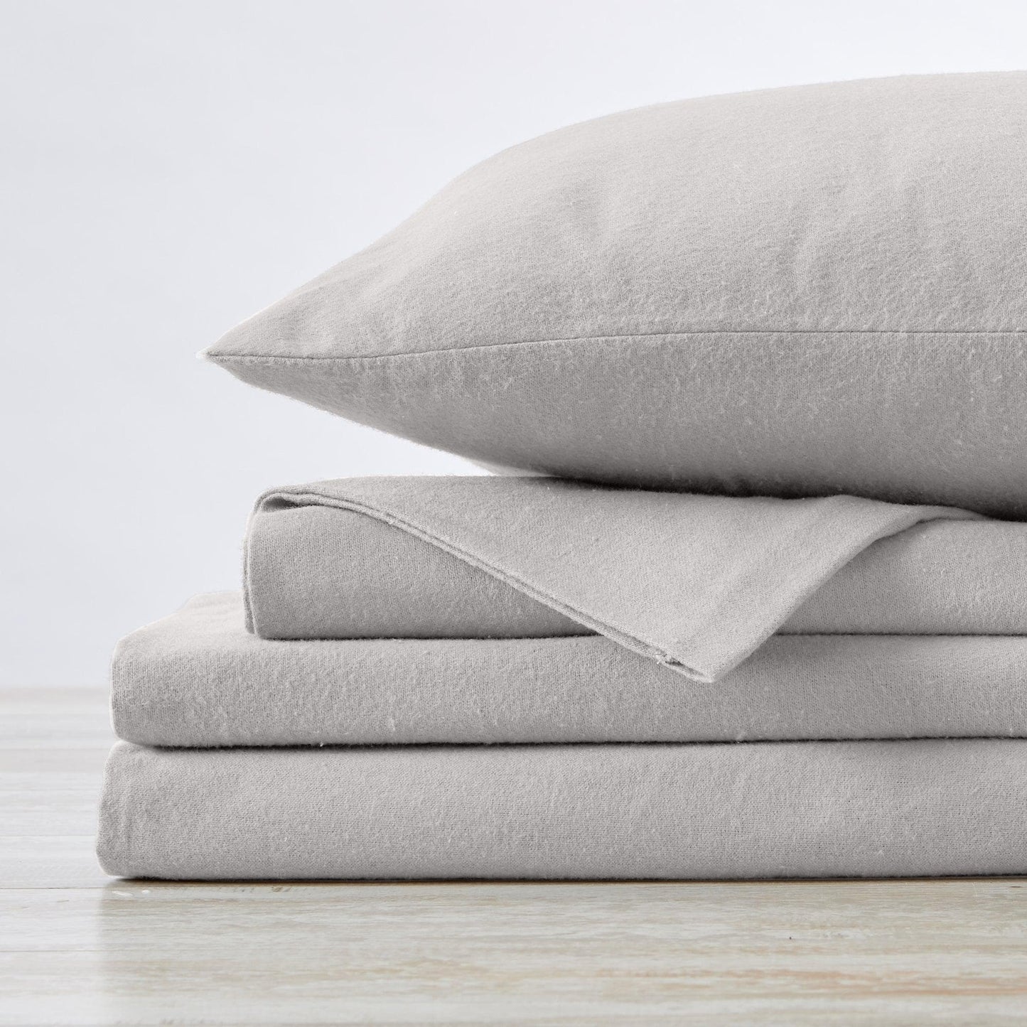 Turkish Cotton Flannel Sheets - Solid Flannel Sheet Sets - Solid Colors