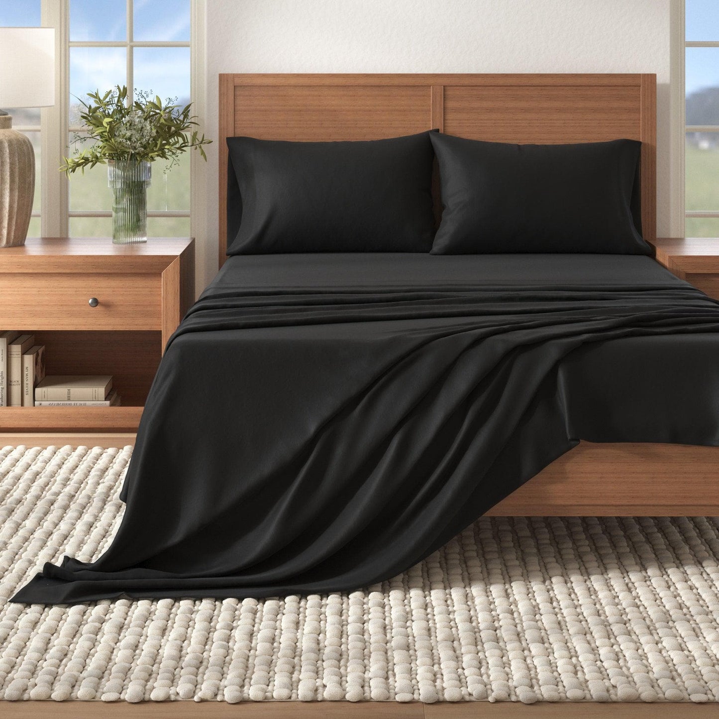 Turkish Cotton Flannel Sheets - Solid Flannel Sheet Sets - Solid Colors