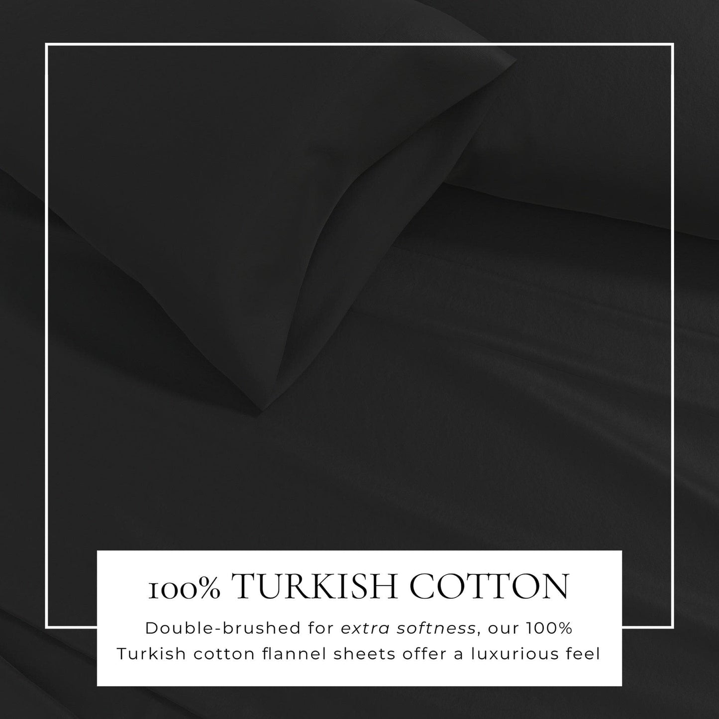 Turkish Cotton Flannel Sheets - Solid Flannel Sheet Sets - Solid Colors