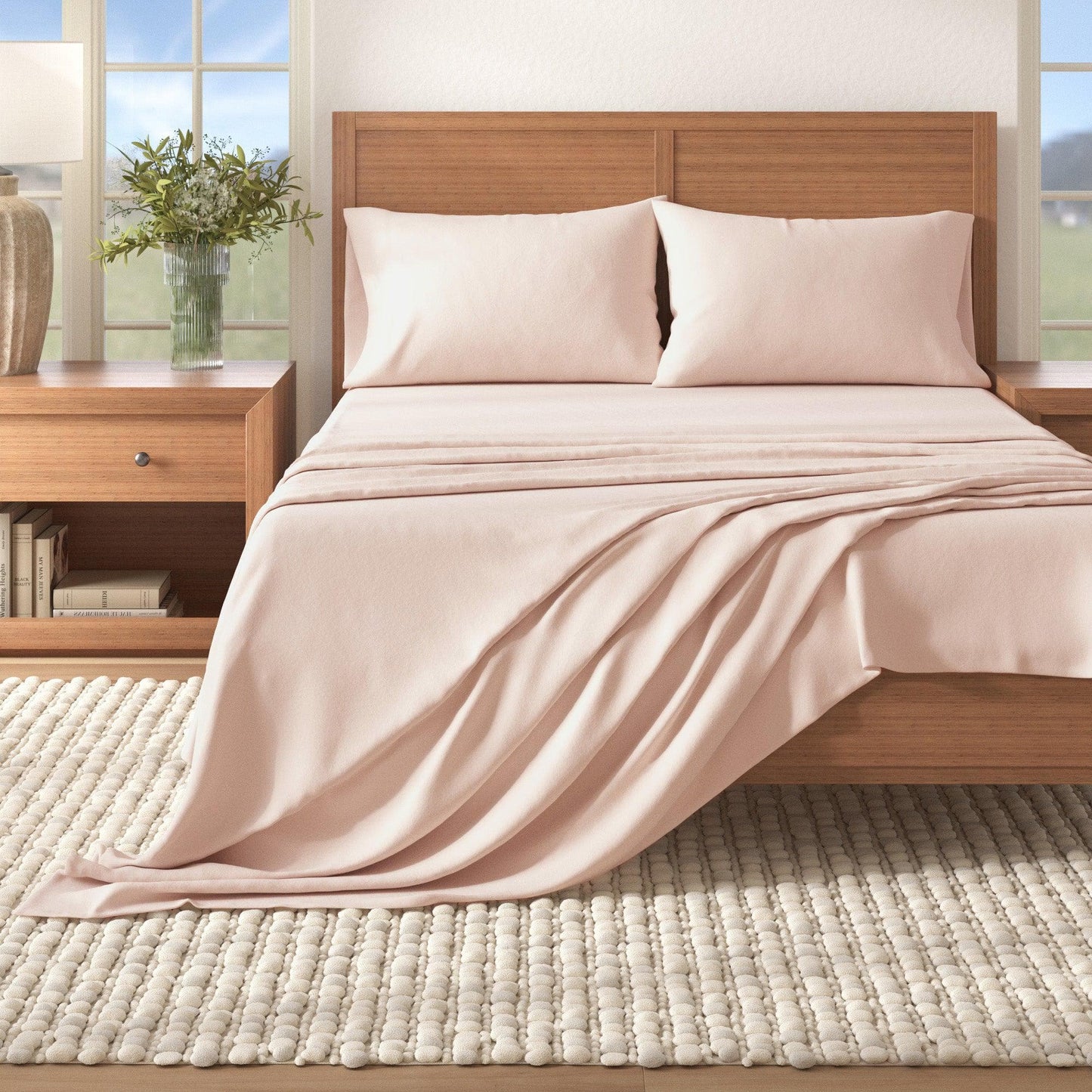 Turkish Cotton Flannel Sheets - Solid Flannel Sheet Sets - Solid Colors