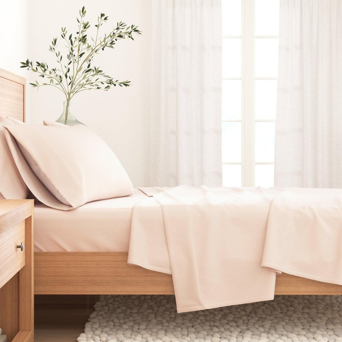 Turkish Cotton Flannel Sheets - Solid Flannel Sheet Sets - Solid Colors