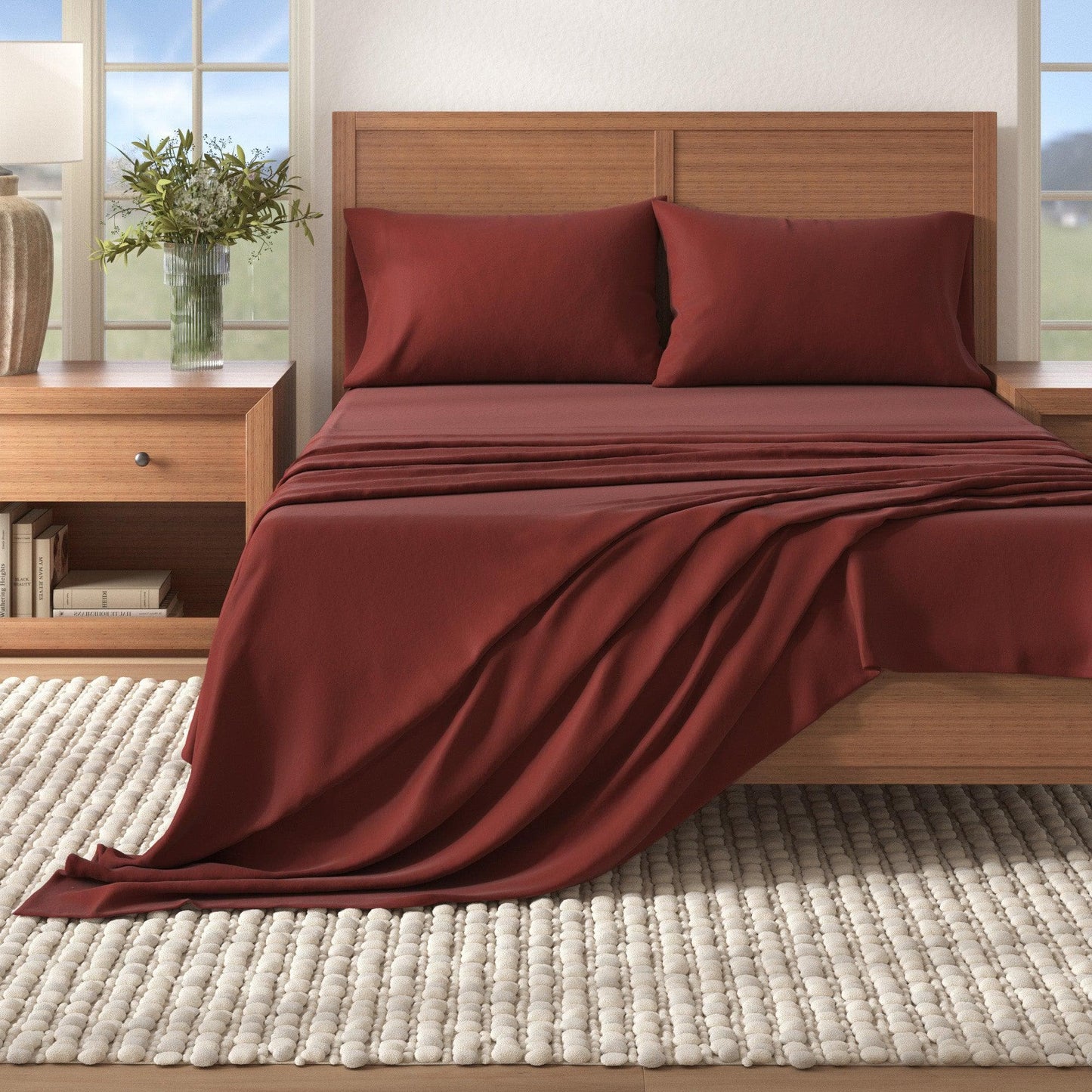 Turkish Cotton Flannel Sheets - Solid Flannel Sheet Sets - Solid Colors