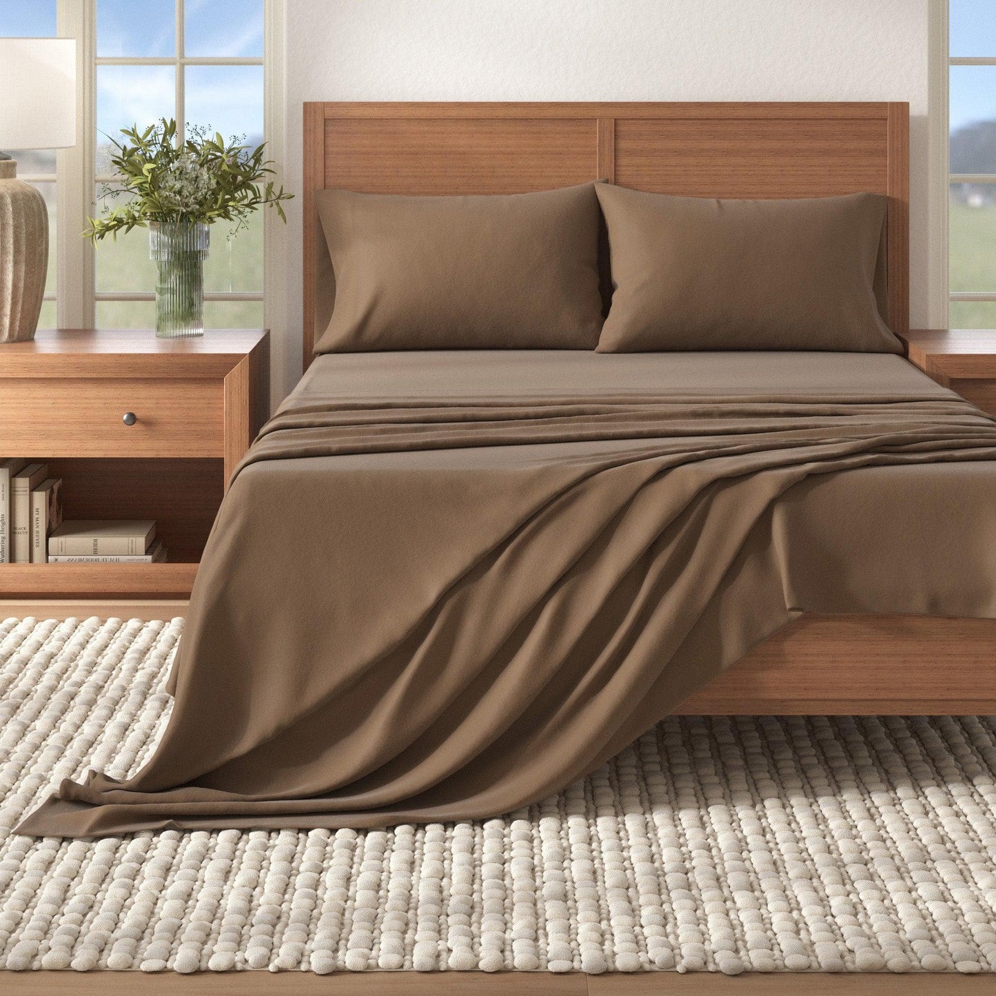 Turkish Cotton Flannel Sheets - Solid Flannel Sheet Sets - Solid Colors