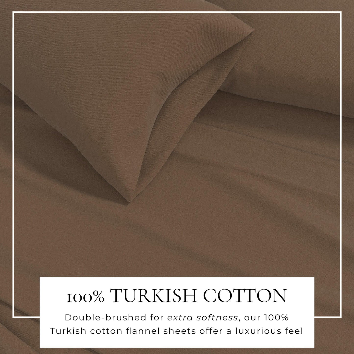 Turkish Cotton Flannel Sheets - Solid Flannel Sheet Sets - Solid Colors