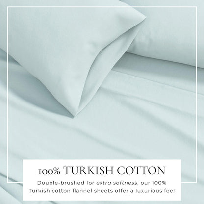 Turkish Cotton Flannel Sheets - Solid Flannel Sheet Sets - Solid Colors