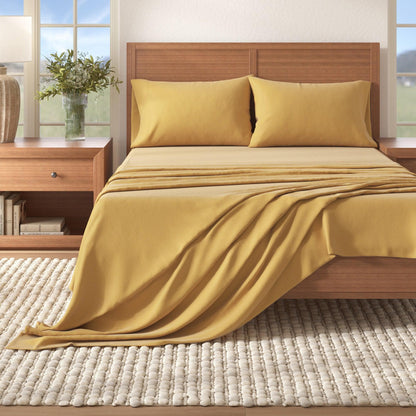 Turkish Cotton Flannel Sheets - Solid Flannel Sheet Sets - Solid Colors