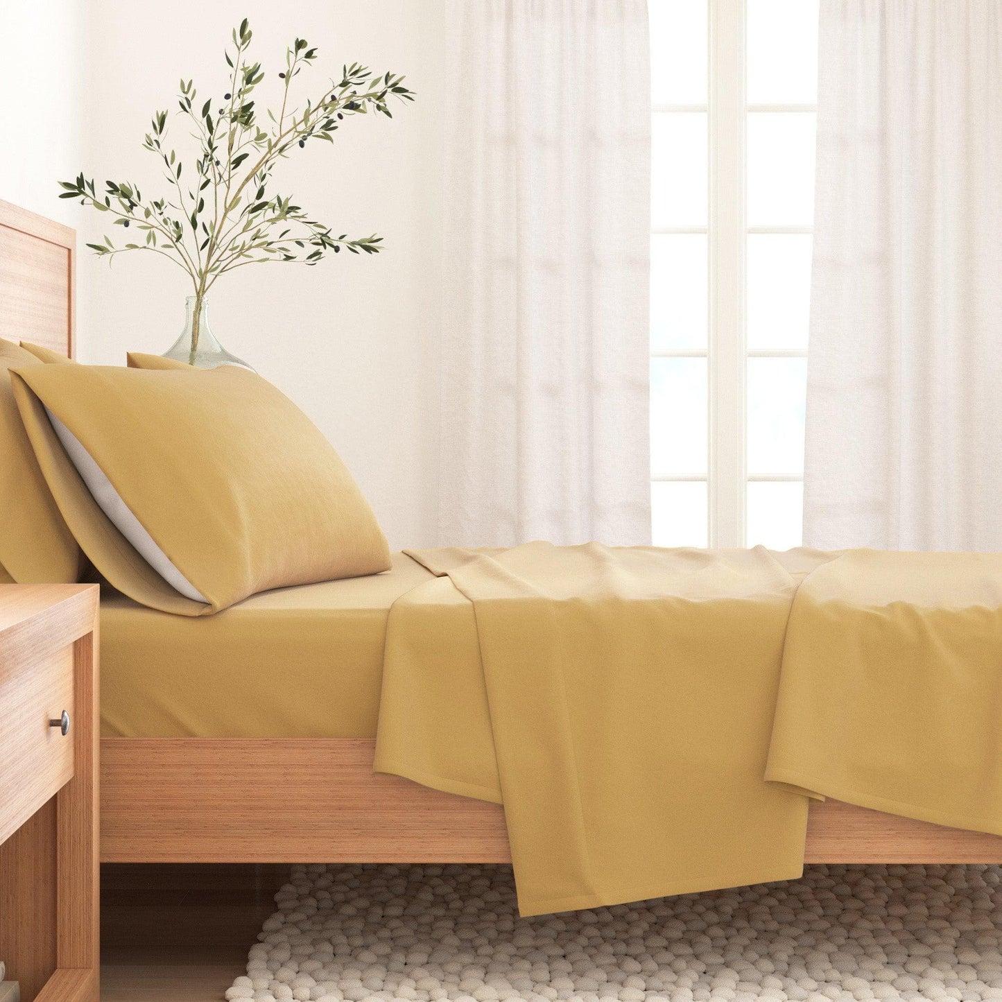 Turkish Cotton Flannel Sheets - Solid Flannel Sheet Sets - Solid Colors