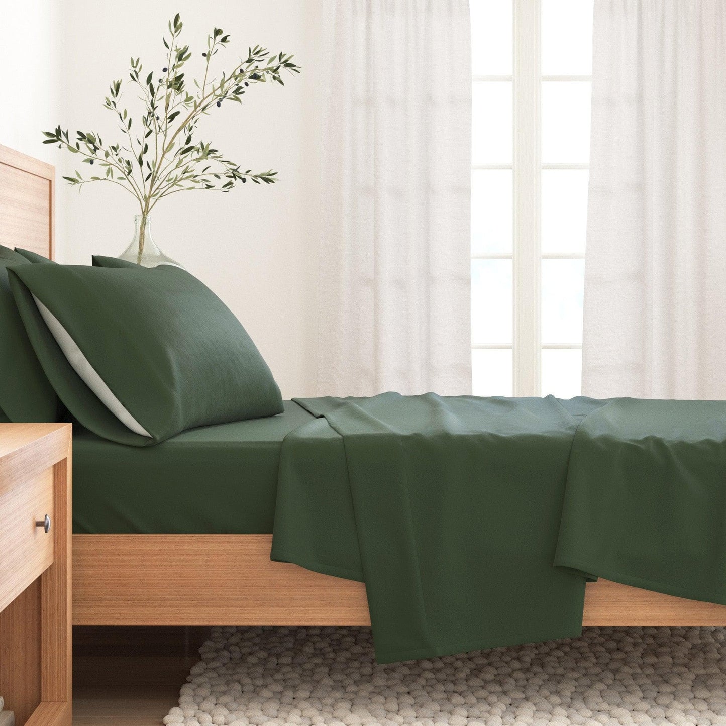 Turkish Cotton Flannel Sheets - Solid Flannel Sheet Sets - Solid Colors
