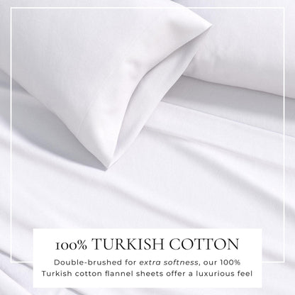 Turkish Cotton Flannel Sheets - Solid Flannel Sheet Sets - Solid Colors