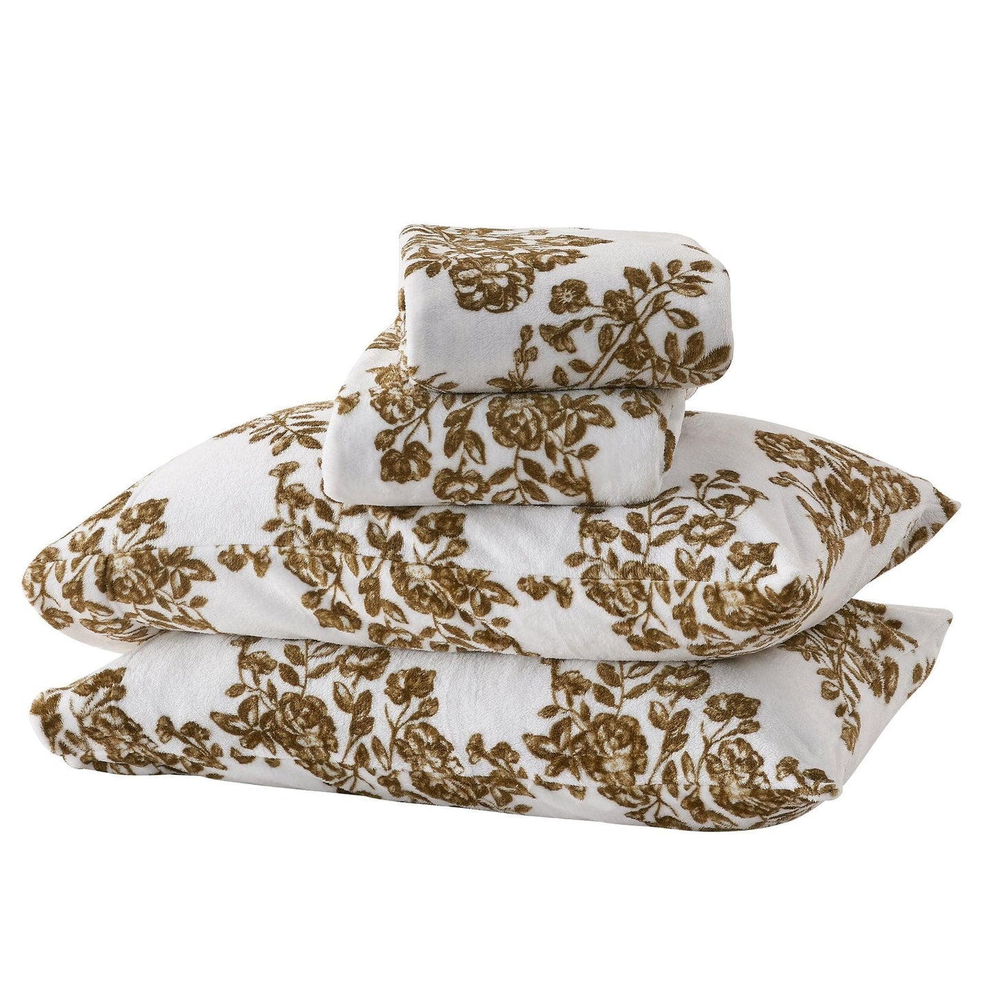 Velvet Luxe Printed Plush Sheet - Winter & Christmas Themed Bedding