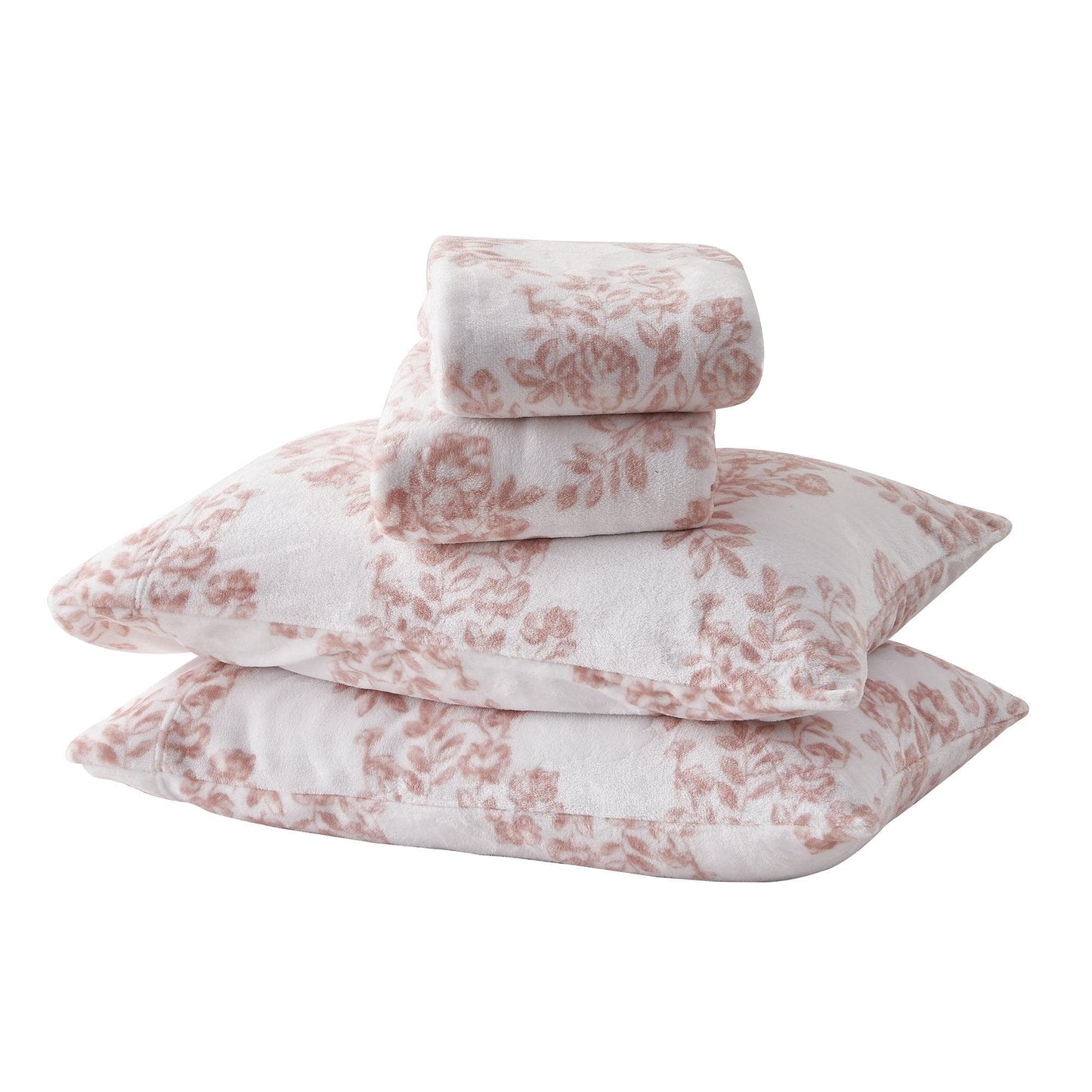 Velvet Luxe Printed Plush Sheet - Winter & Christmas Themed Bedding