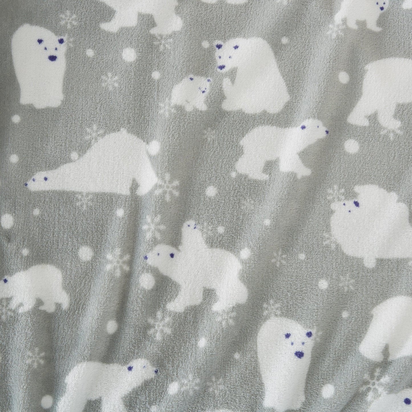 Velvet Luxe Printed Plush Sheet - Winter & Christmas Themed Bedding