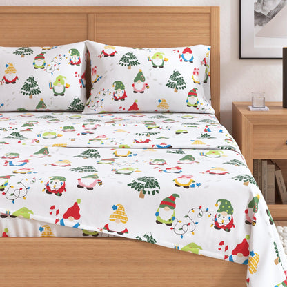 4-Piece Turkish Cotton Flannel Sheet - Fall & Christmas Sheets