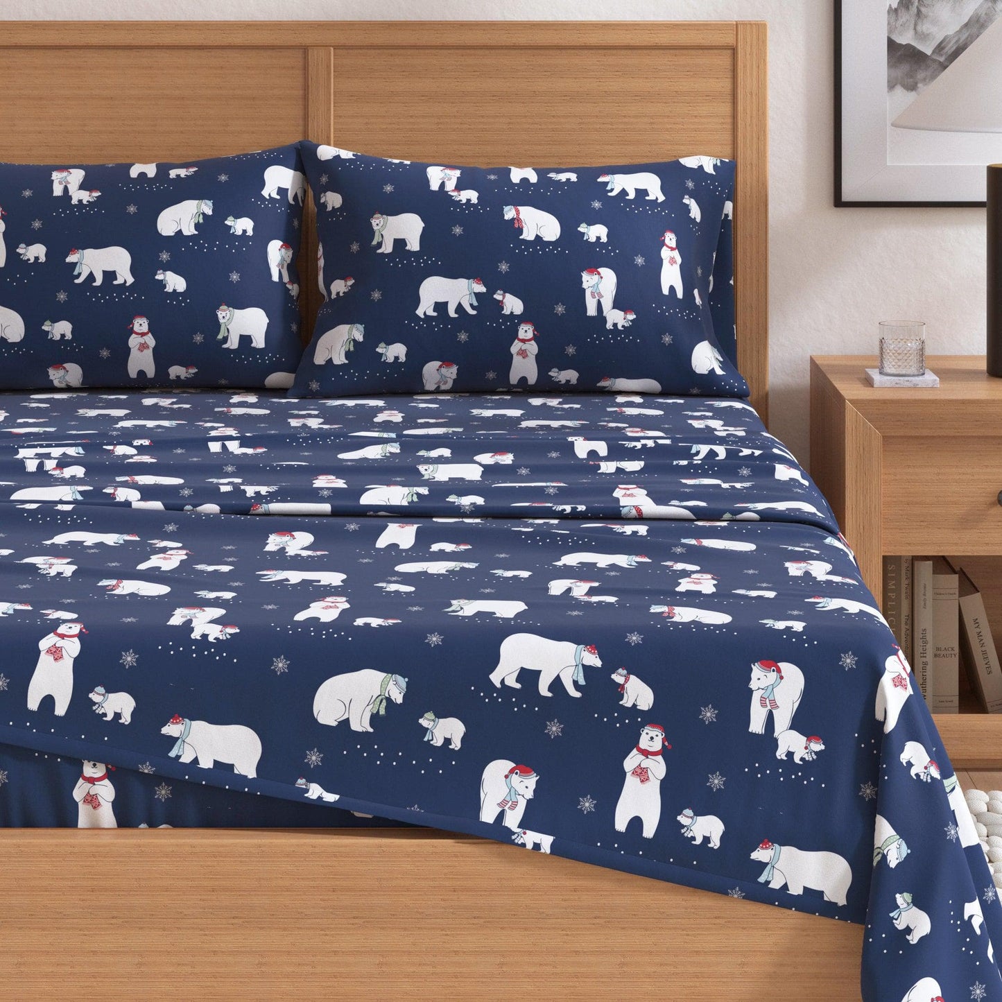 4-Piece Turkish Cotton Flannel Sheet - Fall & Christmas Sheets