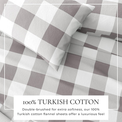 Turkish Cotton Flannel Sheets - Fall & Christmas Themed Flannel Sheets