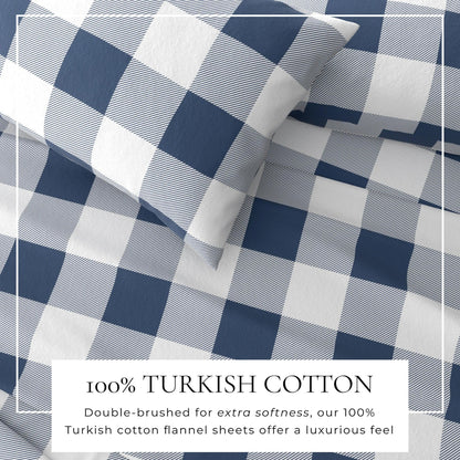 Turkish Cotton Flannel Sheets - Fall & Christmas Themed Flannel Sheets
