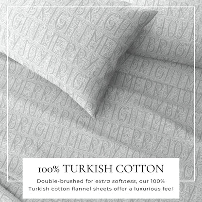 Turkish Cotton Flannel Sheets - Fall & Christmas Themed Flannel Sheets