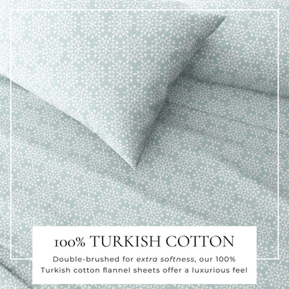 Turkish Cotton Flannel Sheets - Fall & Christmas Themed Flannel Sheets