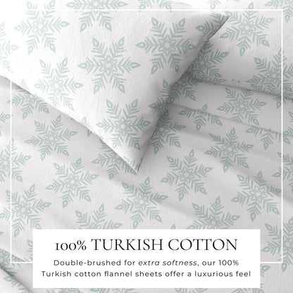 Turkish Cotton Flannel Sheets - Fall & Christmas Themed Flannel Sheets