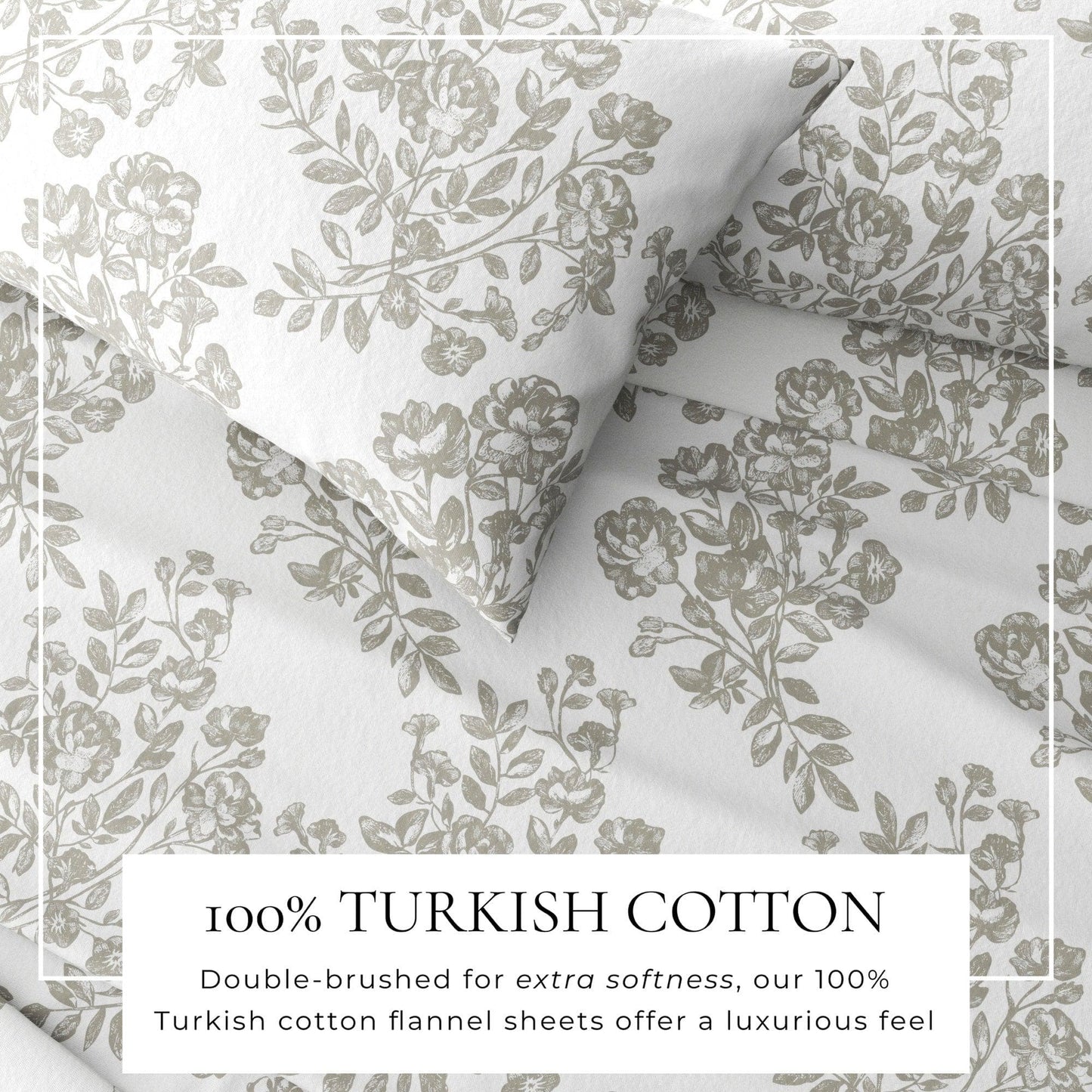 Turkish Cotton Flannel Sheets - Fall & Christmas Themed Flannel Sheets
