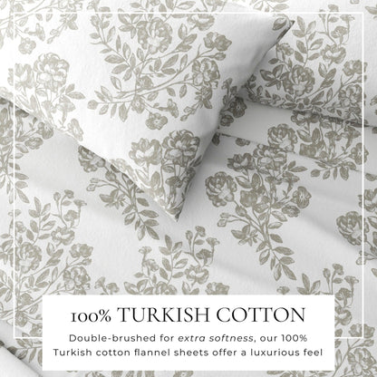 Turkish Cotton Flannel Sheets - Fall & Christmas Themed Flannel Sheets