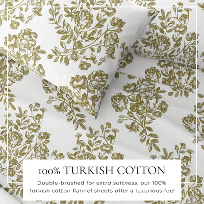 Turkish Cotton Flannel Sheets - Fall & Christmas Themed Flannel Sheets