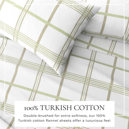 Turkish Cotton Flannel Sheets - Fall & Christmas Themed Flannel Sheets