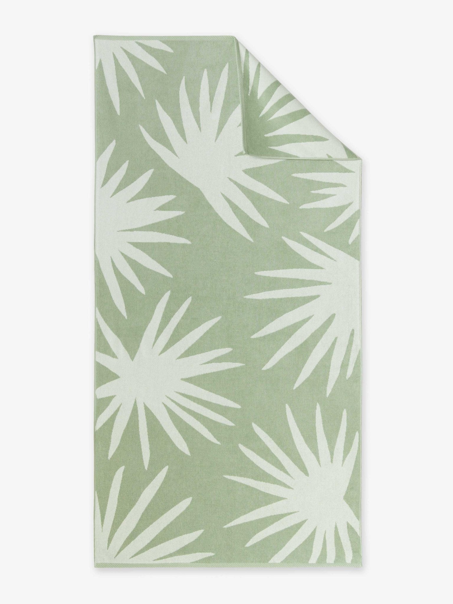 Green Agave Cabana Beach Towel - Quahog Bay Bedding