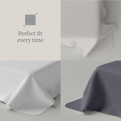 GroundLuxe Flat Grounding Sheet | 400TC Organic Cotton, Universal Fit - Quahog Bay Bedding