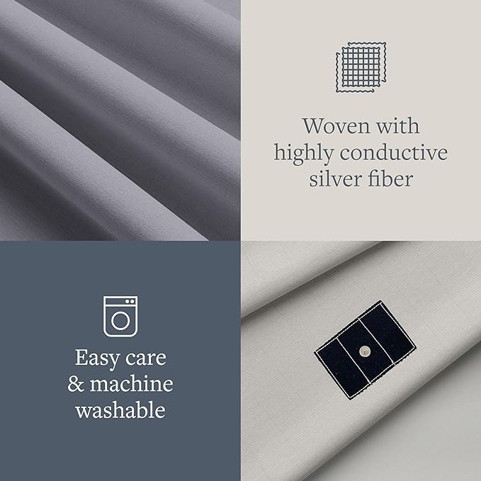 GroundLuxe Flat Grounding Sheet | 400TC Organic Cotton, Universal Fit - Quahog Bay Bedding
