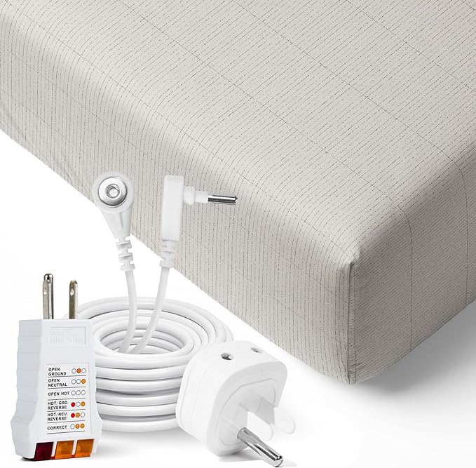 GroundLuxe Grounding Sheet (Fitted) - Quahog Bay Bedding