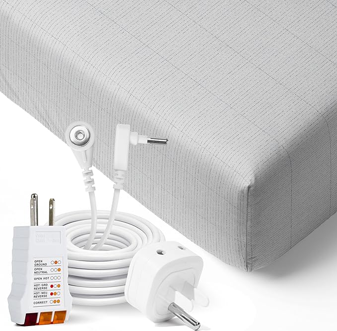 GroundLuxe Grounding Sheet (Fitted) - Quahog Bay Bedding