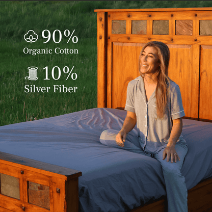 GroundLuxe Grounding Sheet (Fitted) - Quahog Bay Bedding