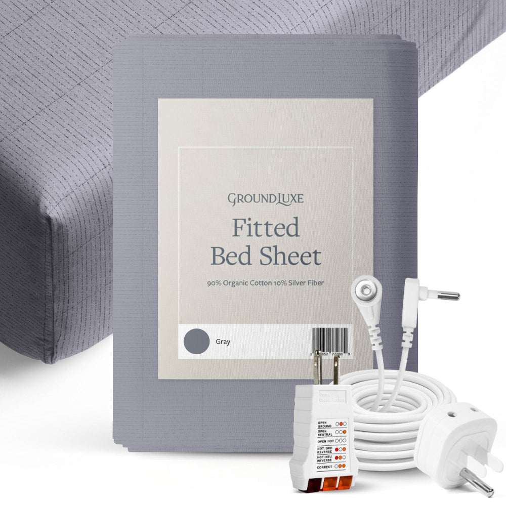 GroundLuxe Grounding Sheet (Fitted) - Quahog Bay Bedding