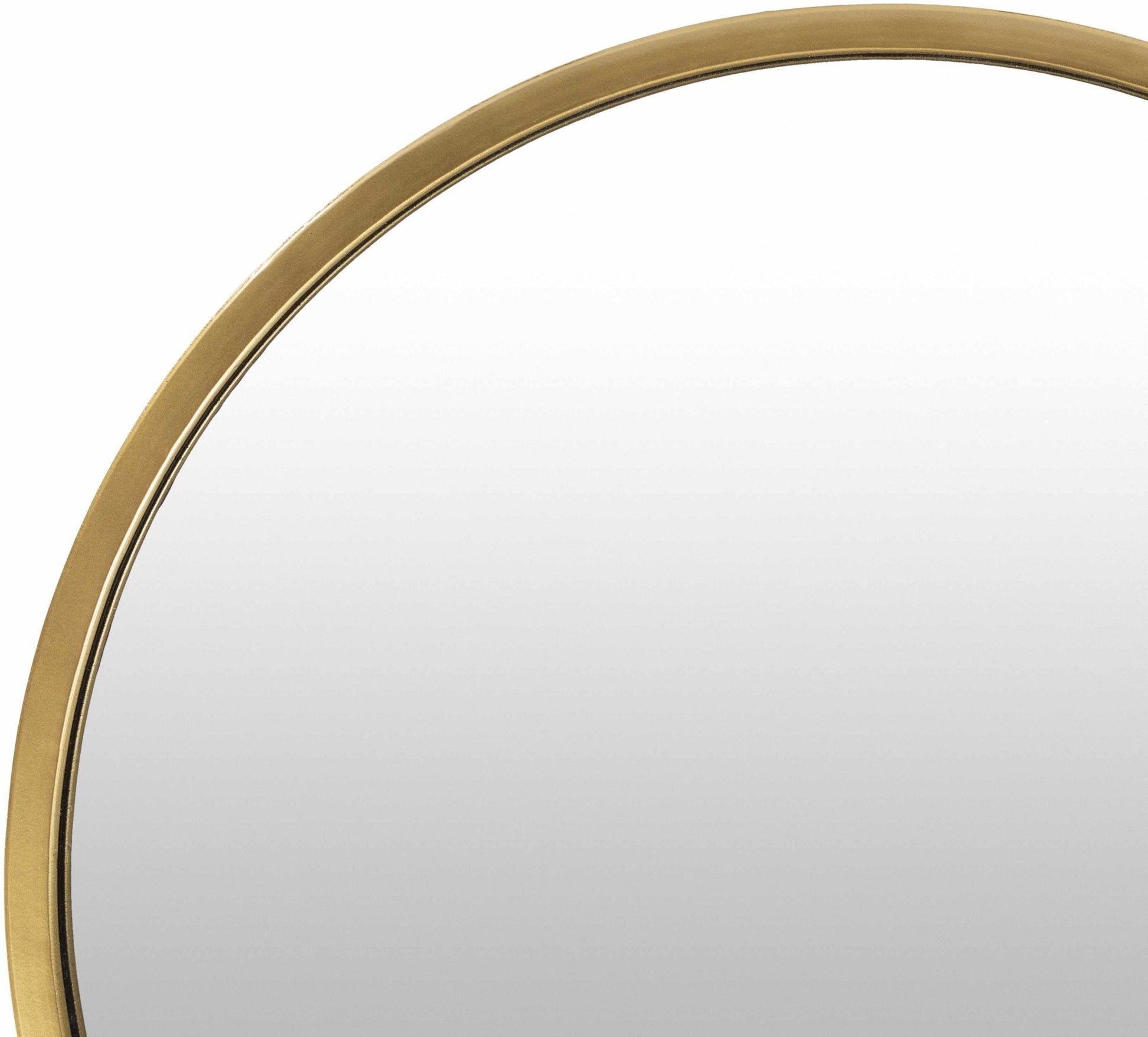Guindarohan Gold Frame Round Mirror - Quahog Bay Bedding