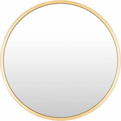 Guindarohan Gold Frame Round Mirror - Quahog Bay Bedding