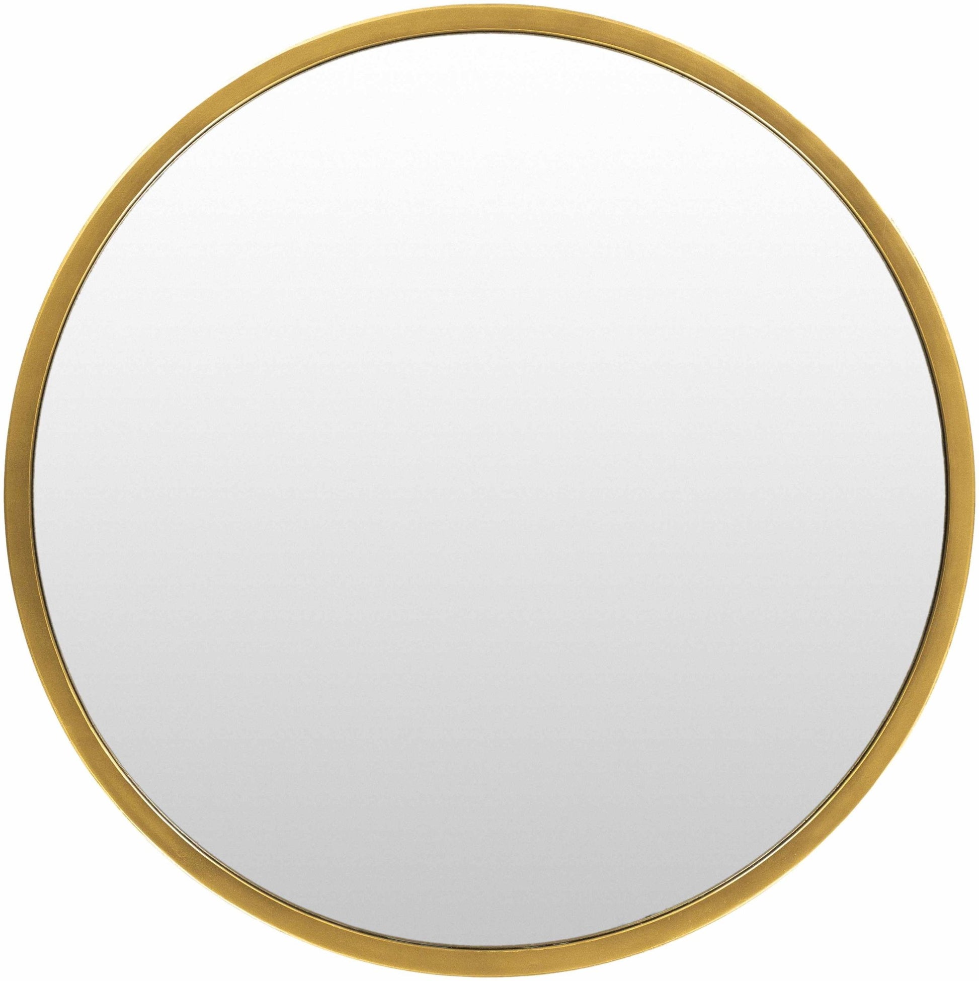 Guindarohan Gold Frame Round Mirror - Quahog Bay Bedding