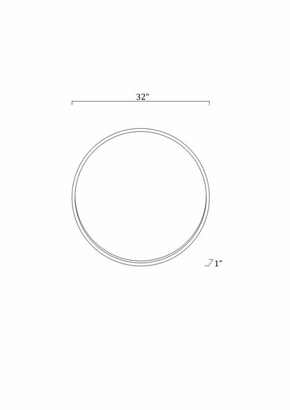 Guindarohan Gold Frame Round Mirror - Quahog Bay Bedding