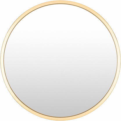 Guindarohan Gold Frame Round Mirror - Quahog Bay Bedding