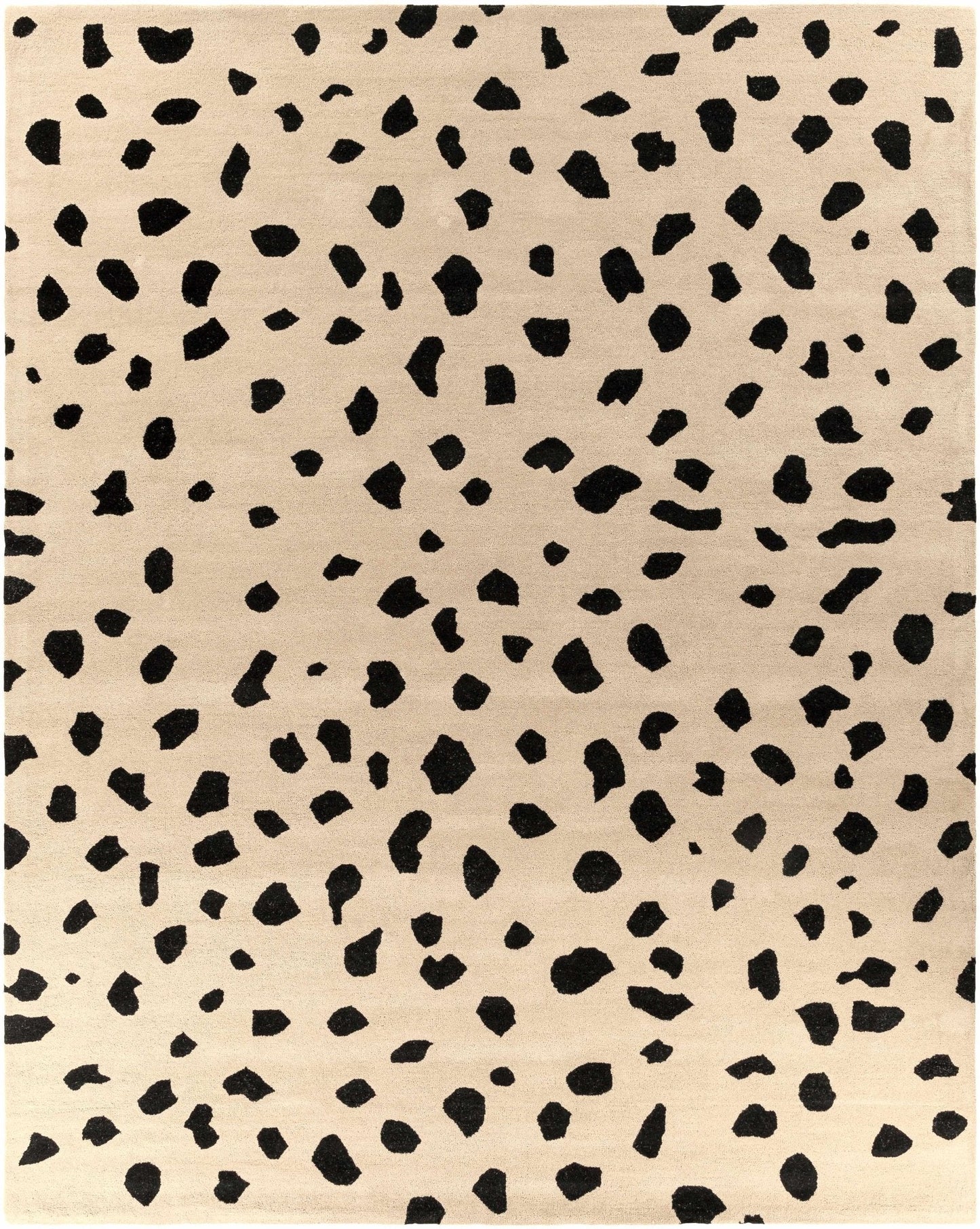 Guiseley Dalmatian Wool Area Rug - Quahog Bay Bedding