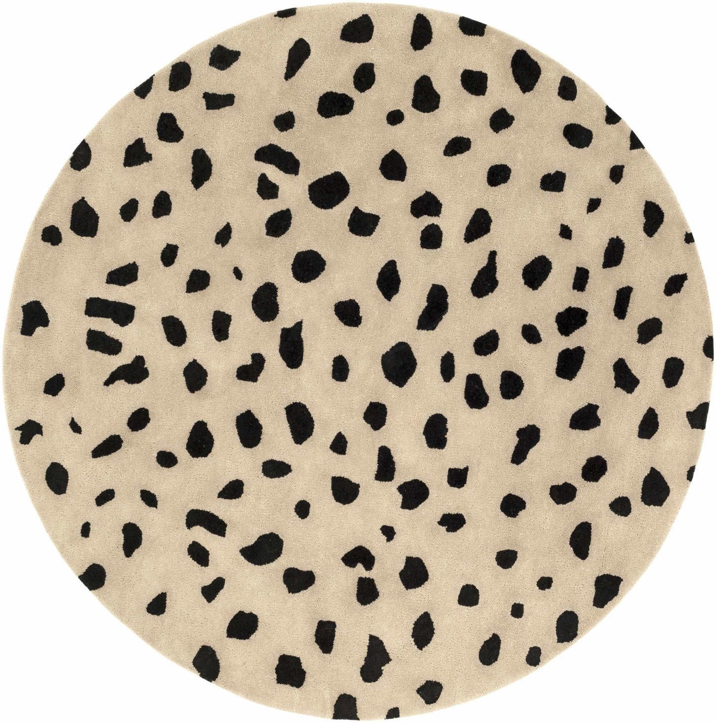 Guiseley Dalmatian Wool Area Rug - Quahog Bay Bedding