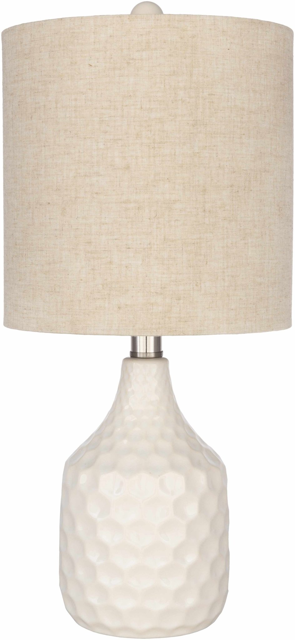 Gulmarrad Textured Ivory Ceramic Table Lamp - Quahog Bay Bedding